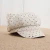 Chapéu Octogonal de Bolinhas Estilo Coreano para Mulheres, Nova Moda de Outono, Boina Estilosa que Afina o Rosto, Chapéu Artístico de Jornaleiro Pintor