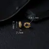 Plata S925 Chapada en Oro Diamante Incrustado Sarga Separador Pequeño Accesorio DIY Moda Nicho Estilo Lujo Ligero Accesorio Separador