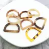 Suministro directo de fábrica hebilla de cintura de resina en forma de D cortavientos hebilla de cintura con patrón semicircular hebilla de traje de baño hebilla de ajuste