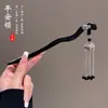 Nuevo Pasador de Madera Estilo Chino para Mujer, Pasador de Borla de Alto Nivel Estilo Antiguo, Pasador Versátil para Recogidos en la Parte Trasera de la Cabeza, Accesorio para el Cabello