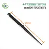 4/7 Accesorios para Conector Capilar Juego Completo 47 Conector en T de Doble Barbilla de una Sola Barbilla Tallo de Enchufe Tapa Tapón de Goteo Conexión de Rosca de 4 Puntos