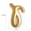 Superficie de Espejo de Cobre Nueva Transfronteriza Colgante de 26 Letras Inglesas Collar Pulsera Pendientes DIY Accesorios Simples Versátiles