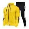 Novo conjunto esportivo casual masculino para primavera e outono, jaqueta masculina, conjunto moderno e estiloso estilo coreano