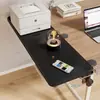 Placa de extensión de escritorio, uso en oficina, no requiere taladro, panel de mesa extensible, soporte de brazo plegable, bandeja para teclado