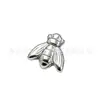 Brincos de Titânio F136 Borboleta Cruz Rosqueado Unhas de Lábio Liga de Titânio G23 Piercing Óleo Pressão Joia Cabeça Unhas do Osso da Orelha