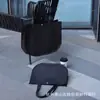 Bolsa de mano cuadrada y redonda de tela no tejida engrosada, bolsa universal de luna para tienda de ropa, centro comercial, logo personalizado