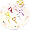 Barniz para Hornear de Color Hebilla de Corazón de Aleación Correa Hebilla en Forma de 8 Joyería DIY Perler Beads Llavero Colgante Accesorios Material Al Por Mayor