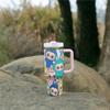 Taza de Coche de 40 oz Taza de Agua Sanrio Taza Labubu Gran Capacidad Termo de Acero Inoxidable 304 para Uso en Casa