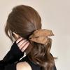 Banda para el cabello cuadrada de alta calidad con sensación de intestino grueso, temperamento femenino, estilo perezoso, coleta baja, cuerda para el cabello, banda de goma elástica alta, cuerda para atar la cabeza