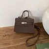 Bolso Pequeño Retro para Mujer en Otoño e Invierno, Versátil Nuevo Estilo 2025, Bolso Cruzado Sencillo y de Moda, Bolso de Hombro Cuadrado Pequeño de Trabajo para Mujer