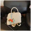 Bolsa Crossbody 2025 Nova Primavera e Verão Pebbled Platina Bolsa Balde Ombro Único Transversal Portátil Bolsa Bowling para Mulheres