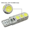 Bombilla LED para Coche Nuevo T10 5050 6LED Placa de Matrícula Luz de Indicador de Ancho LED de Alto Brillo Luz de Cristal Silicona