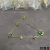Marca de Luxo High-End Pulseira de Trevo de Quatro Folhas Redondo em Forma de Diamante, Flor de Quatro Pétalas, Flor de Cinco Pétalas para Mulheres, Madrepérola Branca, Madrepérola Rosa, Modelo Popular, Vendas Diretas por Transmissão ao Vivo