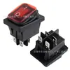 Interruptor basculante integrado impermeable Kcd4, Interruptor de alimentación 16A a prueba de polvo y aceite, Interruptor de forma de barco de alta calidad de doble tarjeta