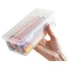 Caja de Almacenamiento Rectangular, Caja de Almacenamiento Larga, Caja de Almacenamiento Rectangular Larga y Estrecha, Caja para Piezas con Tapa