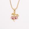 Colar Moxi New Zircon Dance Girl Ins Style Light Luxury Fashion Hip Hop Estilo Feminino Colar Fábrica Atacado
