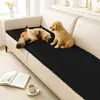 Cojín de Felpa Anti-Arañazos para Sofá de Mascotas Todas las Estaciones Antideslizante Cojín para Asiento Tela Cubierta Gruesa para Sofá Simple Moderna