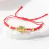 Pulsera trenzada Círculo Qiankun, estilo Nudo Chino, Símbolo de Manzana y Deseo, Fragmentos de Plata, 0 kg Atracciones Turísticas, Fabricante Transfronterizo, Venta al por Mayor de Joyería