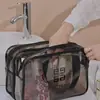Bolsa de Tocador con Separación Seco y Húmedo, Doble Capa Engrosada de PVC Impermeable para Playa y Piscina, Bolsa de Tocador para Viaje