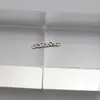 Etiqueta de Metal Costurada à Mão com Letras em Inglês, Fivela Retangular com Letra, Etiqueta para Roupa, Fivela Decorativa para Sapatos e Chapéus, Acessórios para DIY de Colares