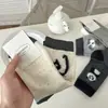 Suxinaimin Calcetines de Otoño e Invierno para Mujer Ins Modernos Diseño Nicho Japonés Flocado Lindo Animal Pequeño Calcetines de Media Caña