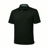 Camisa Polo de Verano para Hombre Casual de Negocios Cuello Solapa Manga Corta Fresca Cómoda Transpirable Bloque de Color Cuello Negro Disponible