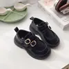 Zapatos para Niña Zapatos Pequeños de Cuero de Princesa para Niños Temporada Primavera y Otoño 2025 Estilo Británico Zapatos Negros Individuales para Niña Mocasines Tendencia