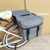 Bolsa trasera para bicicleta de montaña, bolsa para portaequipajes, bolsa para colgar, bolsa rígida doble, dos bolsas Camel