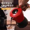 Equipo para Hacer Café Moka de Doble Válvula al Por Mayor Máquina de Café de Extracción Concentrada Cafetera Moka Pequeña para el Hogar