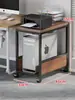 Estante de Almacenamiento para Impresora de Oficina Hogar Multicapa con Ruedas Soporte para Gabinete de Host de Computadora Gabinete de Almacenamiento para Copiadora