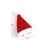 Suprimentos de decoração de Natal mini chapéu de Natal chapéu de pirulito de Natal chapéu de não tecido de Natal 4 * 7cm
