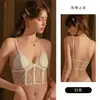 Conjunto Feminino de Renda e Tule Guiruo Sexy Lingerie com Bojo e Renda Decote Profundo Top Camisola e Shorts J3335