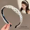 Diadema de lunares para mujer, verano, corona alta, nuevo estilo 2026, uso diario, diadema para lavarse la cara con dientes, pinza para el pelo, accesorio para el cabello