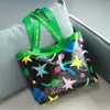 Bolsa de Mano Tejida Impermeable Saludable Ecológica Simple para el Hogar Viajes Compras Bolsa de Almacenamiento Portátil Bolsa Tejida Personalizada