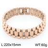 Popular cadena de correa de acero inoxidable joyería personalidad multi-tamaño cadena de reloj pulsera de moda cadena de reloj para hombres y mujeres