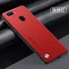 Adecuado para funda de teléfono móvil estándar R15 cubierta protectora cobertura completa a prueba de caídas moderno simple cuero liso anti-huellas dactilares