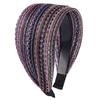 Diadema de ala ancha para despacho de aduanas transfronterizo que cubre el cabello blanco, pasador de malla transpirable con dientes, pasador de tela ancha, pasador de pelo, pinza para el pelo, accesorios para el cabello