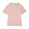 Camiseta Lisa de Peso Pesado 230g Manga Curta Feminina Camiseta Básica Branca Pura Algodão Penteado Masculina Manga Meia Manga Roupa Íntima Caimento Solto Verão Algodão Puro