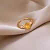 Anel Quadrado Minimalista Estilo Coreano com Zircônia Cúbica para Mulheres 2026 Nova Chegada Anel para Dedo Indicador de Nicho de Alta Qualidade Joia de Mão Versátil e na Moda