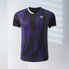 2025 Nueva Ropa Deportiva de Secado Rápido para Bádminton para Hombres, Mujeres y Niños, Ropa Transpirable de Manga Corta para Competición y Entrenamiento