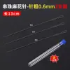Agulha Fina para Miçangas Lin Chao Agulha para Miçangas Wengwan Agulha para Miçangas Artesanal DIY Agulha de Olho Aberto Ferramenta Gancho de Crochê Passar Fio