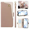 Adequado para Capa de Celular Redmi Note15Pro, Capa de Couro A79, Capa Flip com Padrão Granulado Oppo A5 5g, Capa Protetora