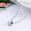 Moda japonesa y coreana nuevo collar de acero de titanio para hombres y mujeres tiembla el mismo colgante collar de letras de acero inoxidable al por mayor