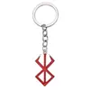 Venta caliente transfronteriza: collar berserker con diseño de guerrero vikingo, llavero con colgante de mito.