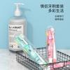 Cepillo de dientes portátil Mike Oral Care para viajes, para adultos y parejas, de pelo suave, para guardar pasta de dientes, venta al por mayor