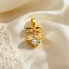 Transfronteiriço DIY Moda Tendência Doce Versátil Pingente de Colar em Formato de Coração Acessórios de Joias DIY Fabricante Atacado