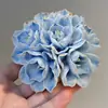 Flor Eterna de Cerámica Alfarería Amasada a Mano Flor Artificial Decoración del Hogar Escritorio Tocador Jingdezhen Ornamentos Pequeños Culturales y Creativos