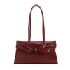 Bolso de mano pequeño cuadrado texturizado popular de este año para mujer, Nuevo artículo de Otoño 2026, bolso de hombro simple de color liso, bolso de axila para ir al trabajo