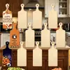 Popular nuevo bestseller de Amazon: Piezas de madera decorativas cortadas con láser para manualidades, piezas de madera geométricas, artículos decorativos, tablas de cortar de madera, manualidades