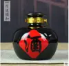 Una Variedad de Botellas de Vino de Cerámica Jingdezhen de 0.5 kg Botellas Vacías Botellas de Vino Creativas para el Hogar Utensilios de Vino Sellados Adornos Decorativos para Gabinete de Vino